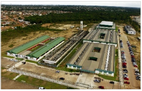 Imagem aérea do IFAP - Campus Macapá