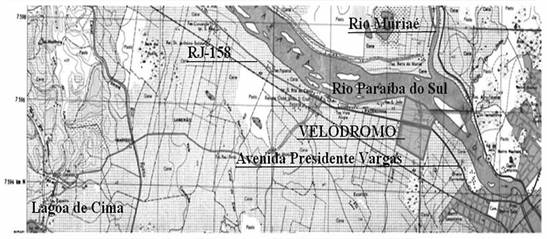 Mapa da localização do Complexo/Empreendimento denominado Velódromo