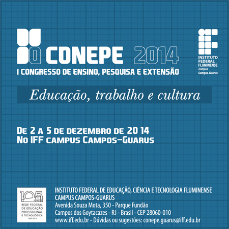 					Visualizar 2014: I Congresso de Pesquisa, Ensino e Extensão
				