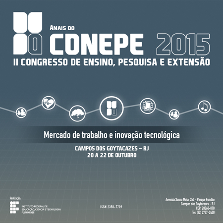 					Visualizar 2015: II Congresso de Pesquisa, Ensino e Extensão
				