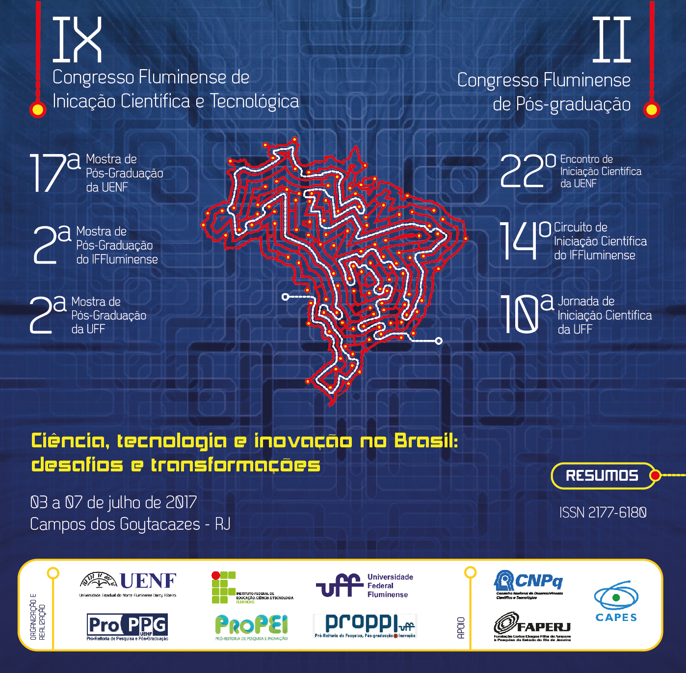 2017: IX CONFICT - Congresso Fluminense de Iniciação Científica e