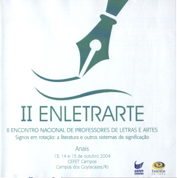 					View 2004: II ENLETRARTE(Encontro Nacional de Professores de Letras e Artes)
				